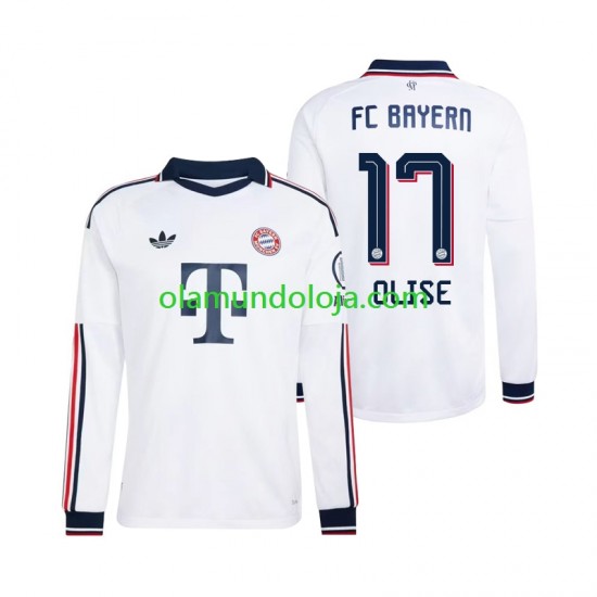 Camisola Bayern de Munique Michael Olise 17 m Equipamento Segundo Manga Comprida Equipamento Primeiro 2026-2027